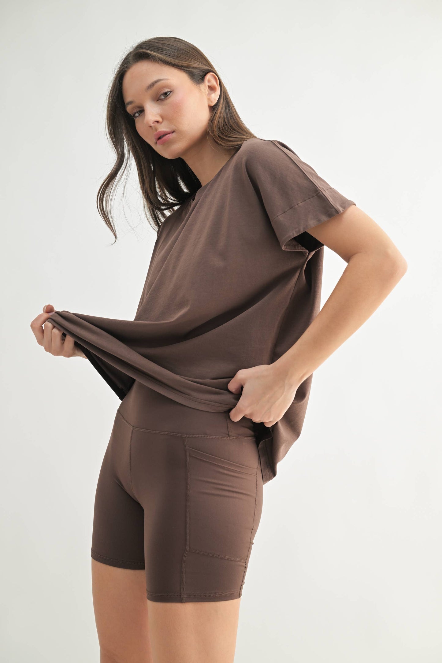 Pima Cotton Slouchy Tee