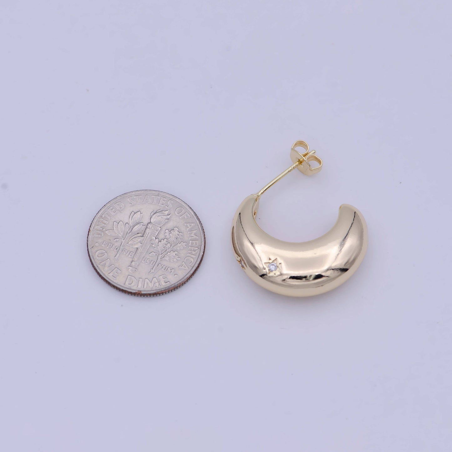 Star Celestial Hoop Earrings