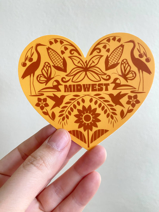 Midwest Flora & Fauna Vinyl Sticker