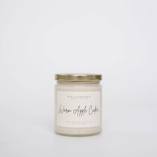 WARM APPLE CIDER | FALL | 8 OZ CANDLE: 8 OUNCE