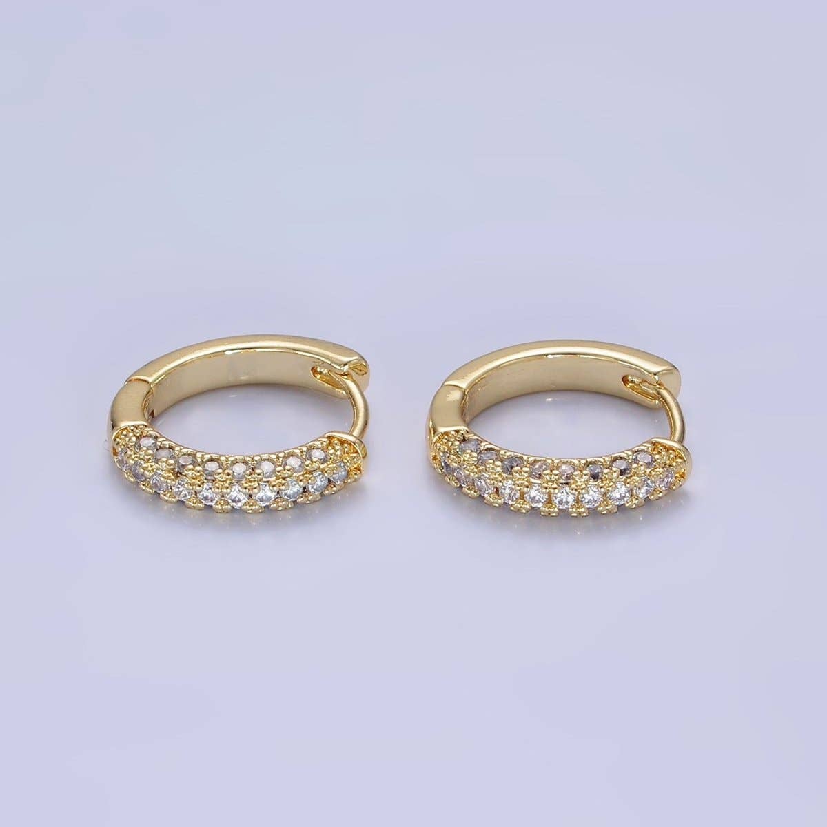 Micro Paved CZ Earrings 16mm