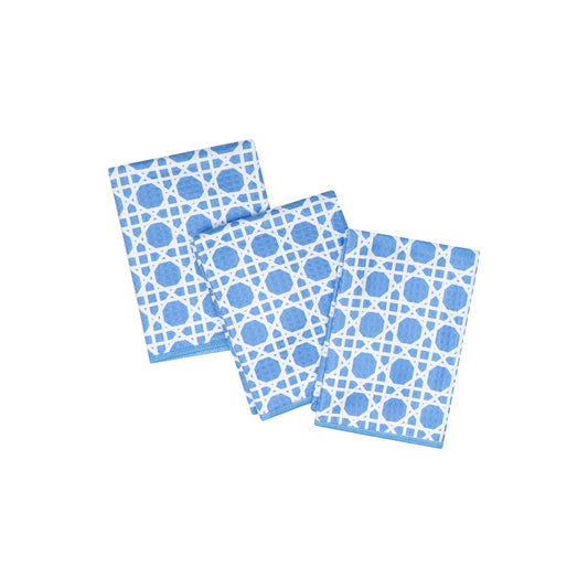 Mighty Mini Towel (Set of 3) - Caning: Ultramarine