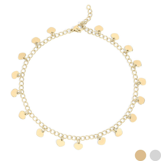 Heart Charms Anklet