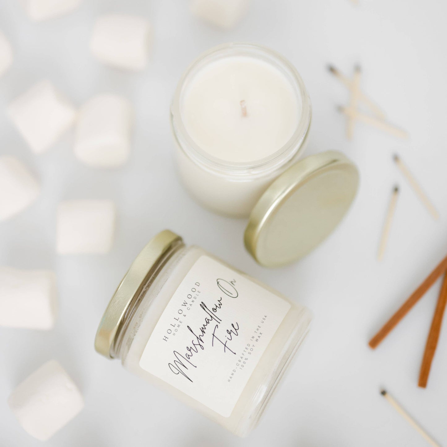 MARSHMALLOW ON FIRE | 8 OZ CANDLE