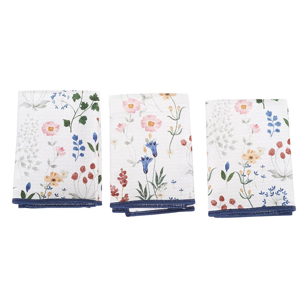 Mighty Mini Towel (Set of 3) - Serenity Floral: Multicolor