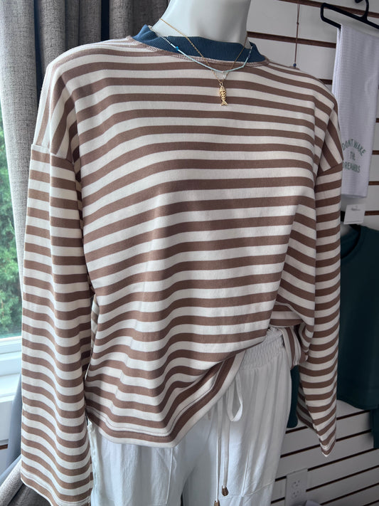 Cozy Contrast Pullover