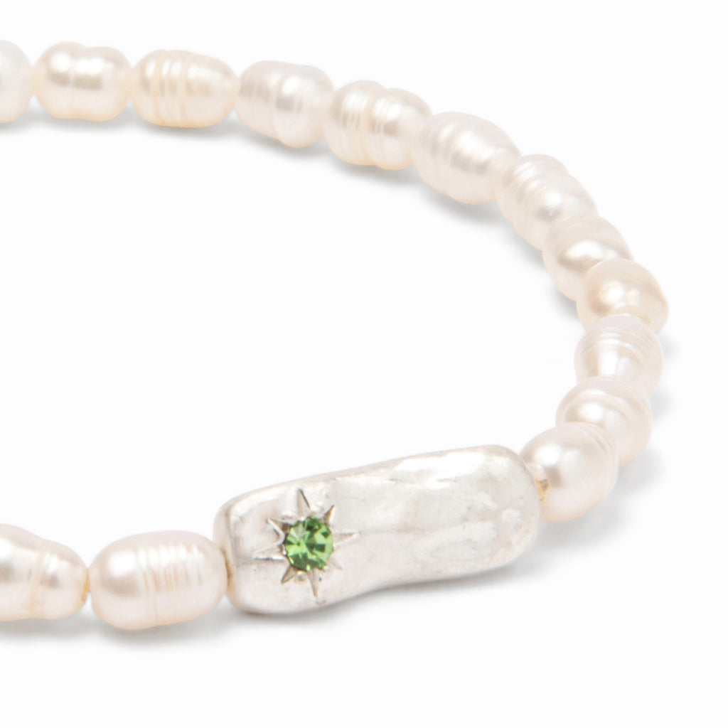 Pearl Affirmation Bracelet-Luck