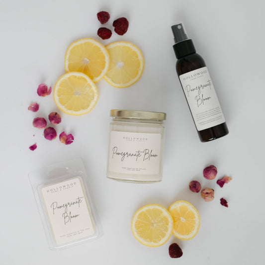 POMEGRANATE BLOOM | 8 OZ CANDLE