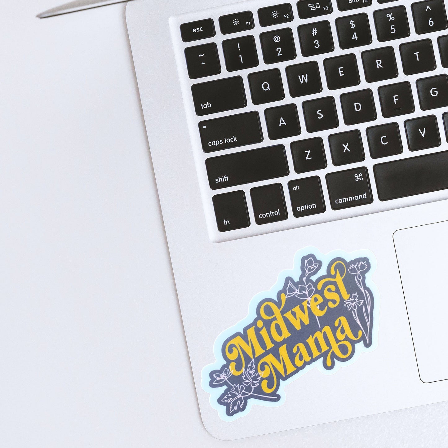 Midwest Mama Floral Vinyl Sticker
