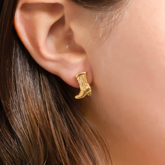 Cowboy Boot Earring
