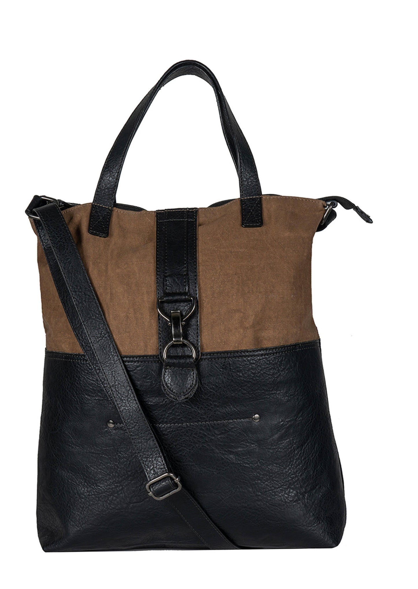 Jamie Up-Cycled Canvas Convertible Women's Tote Bag