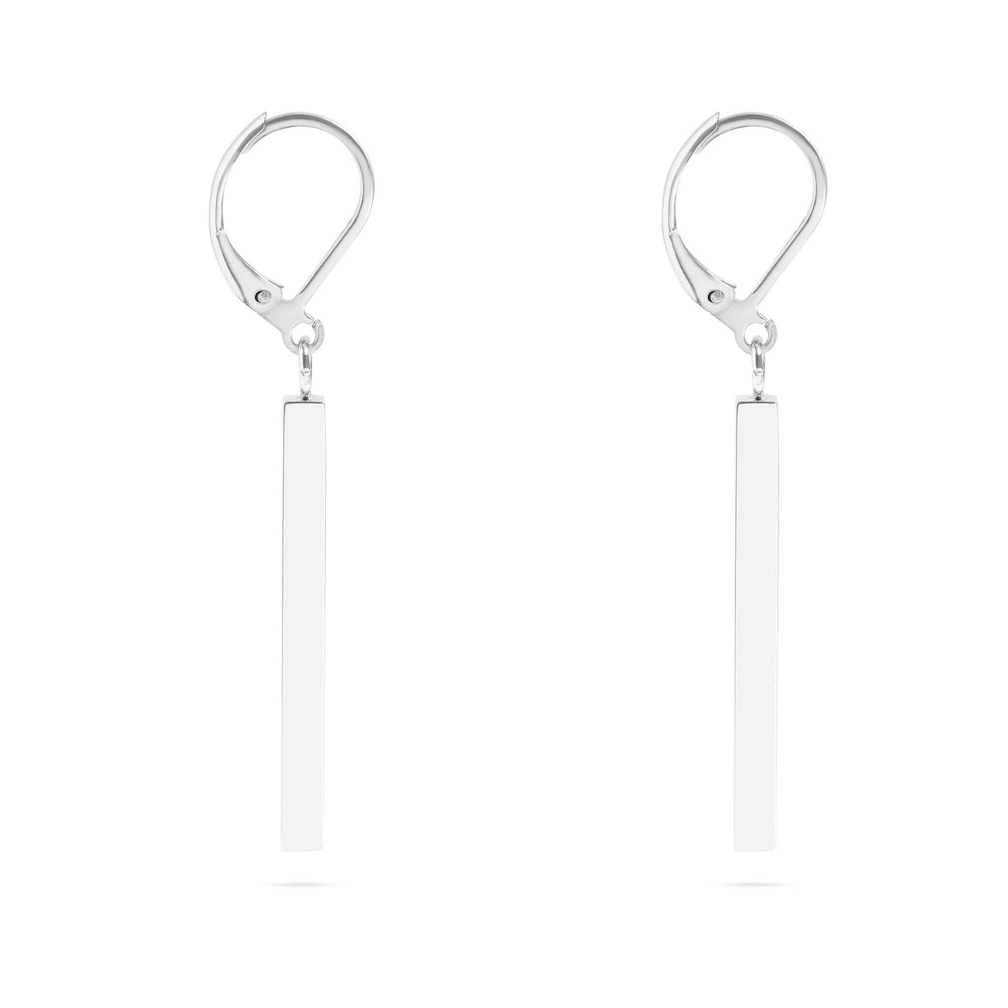 Vertical Drop Bar Earrings