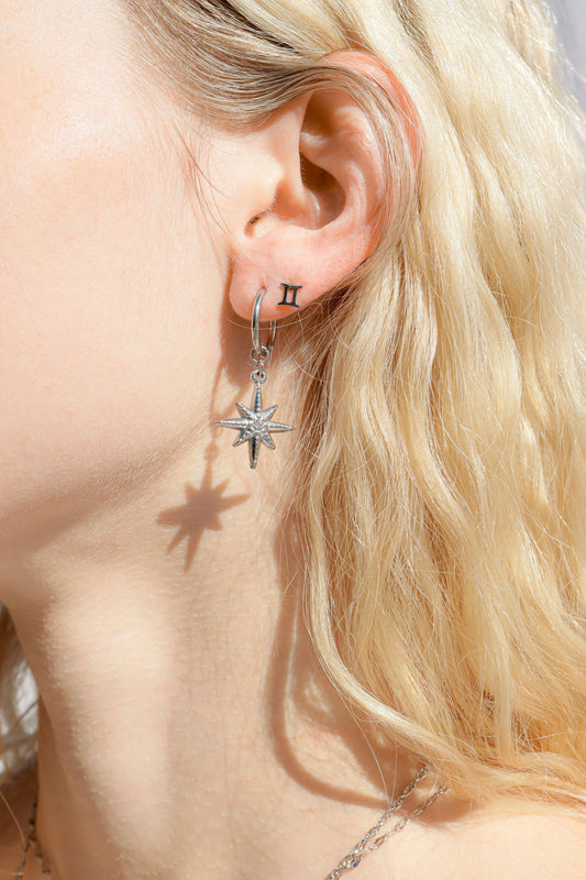 Compass Charm Earrings