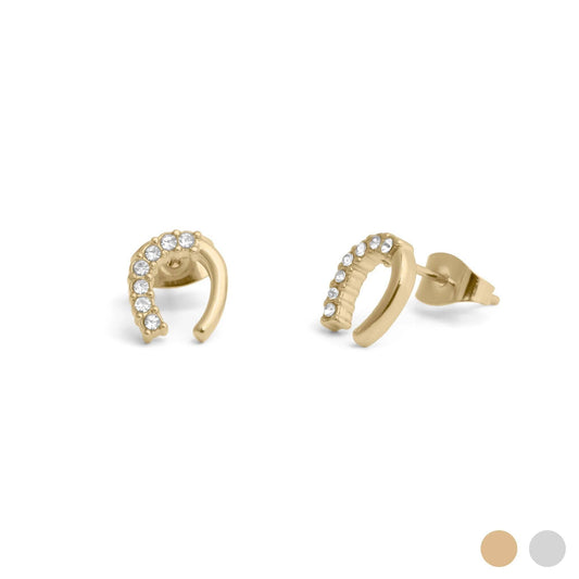 Horseshoe Stone Earring
