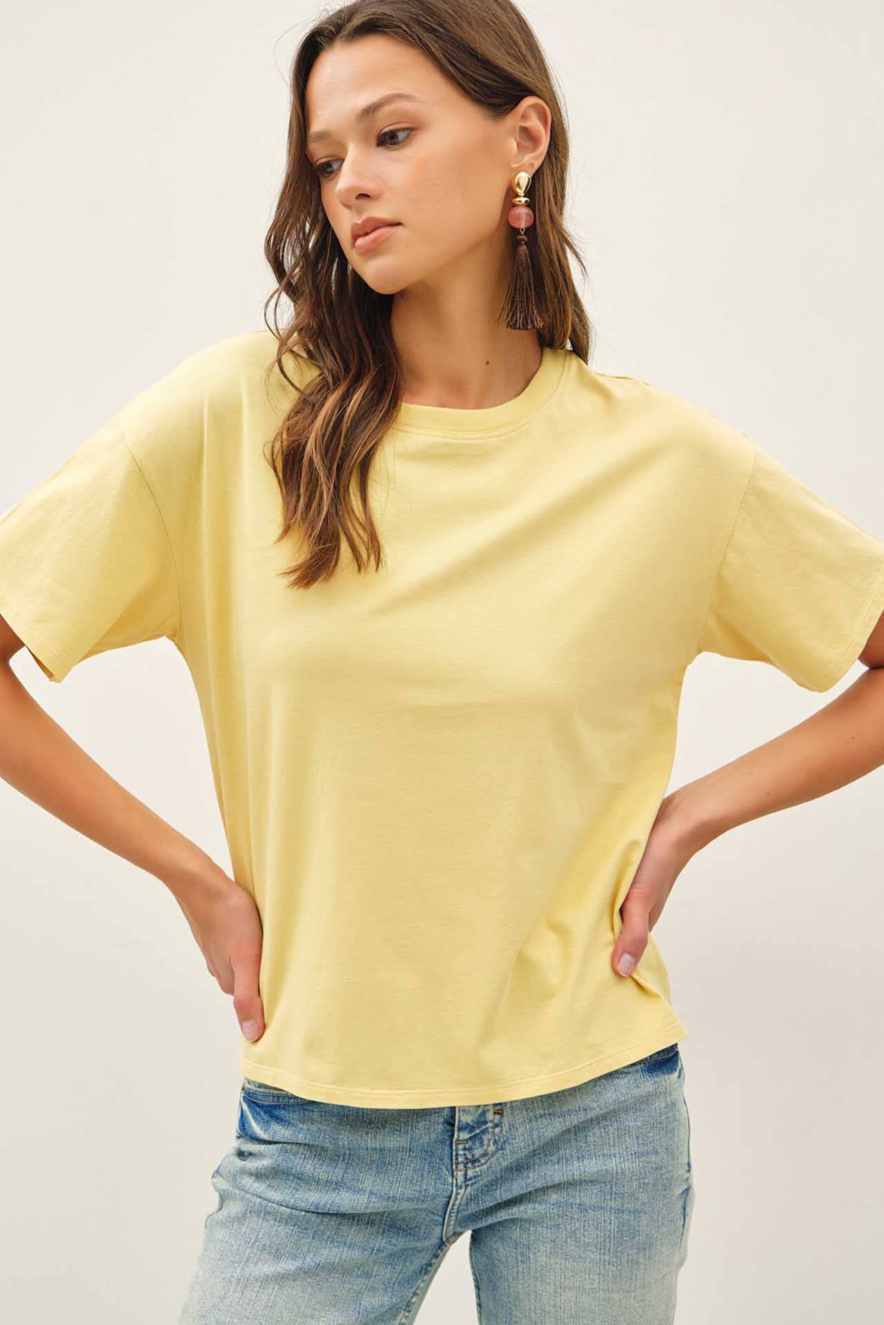 The Everyday Box Tee (Butter)