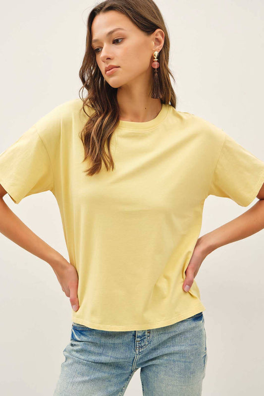 The Everyday Box Tee (Butter)