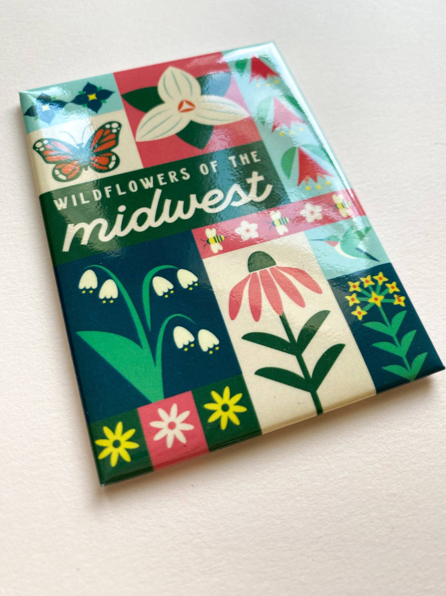 Midwest Wildflowers Souvenir Magnet