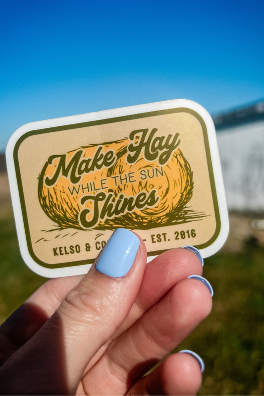 Make Hay Decal