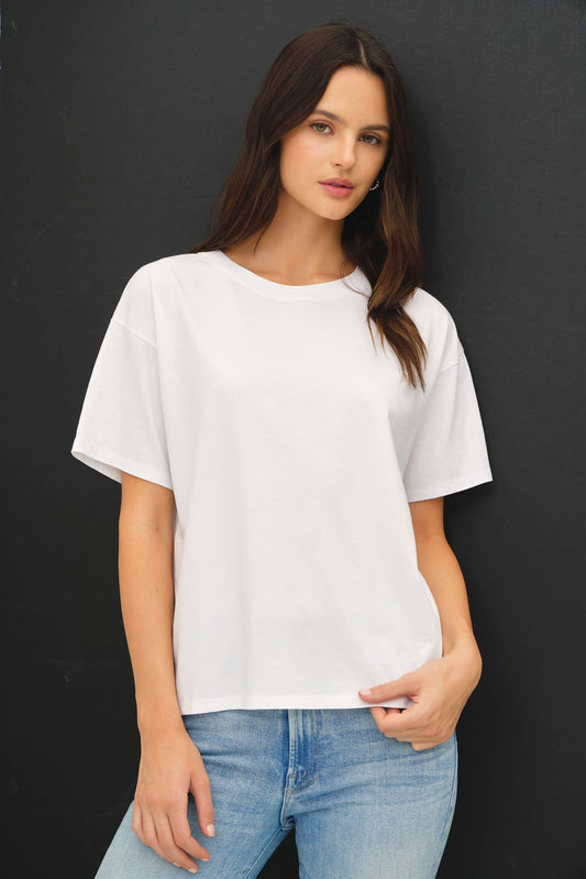 The Everyday Box Tee (Cloud)