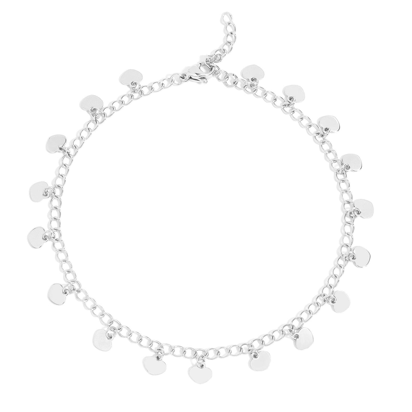 Heart Charms Anklet