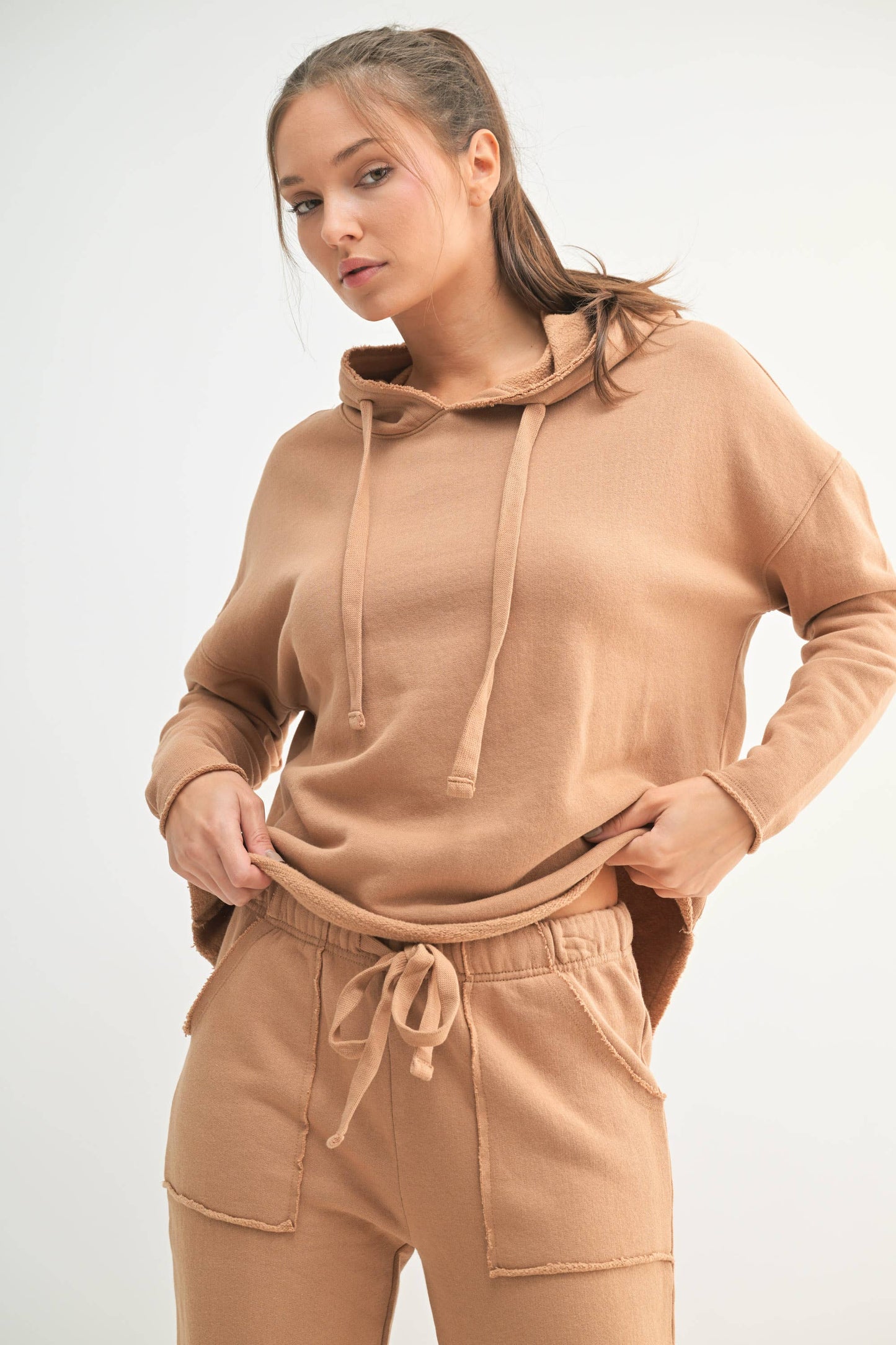 Malibu Everyday Hoodie-Mocha