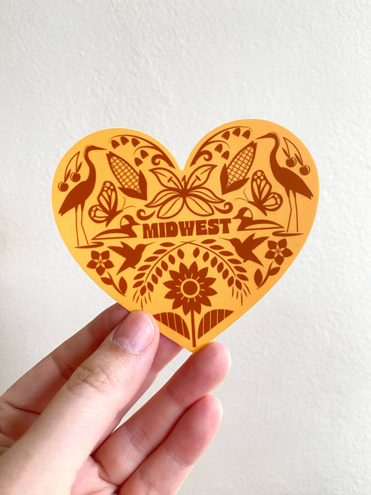 Midwest Flora & Fauna Vinyl Sticker 