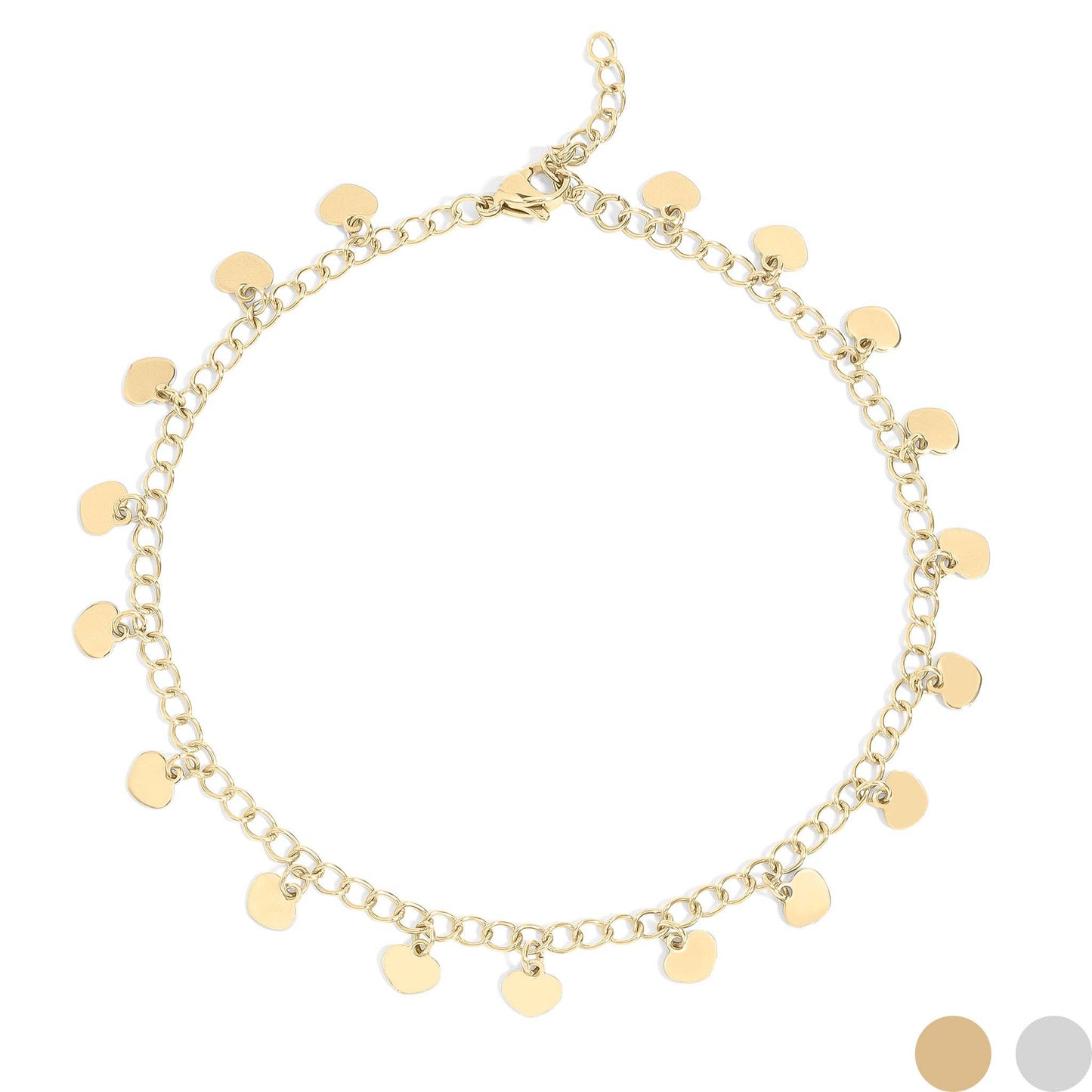 Heart Charms Anklet