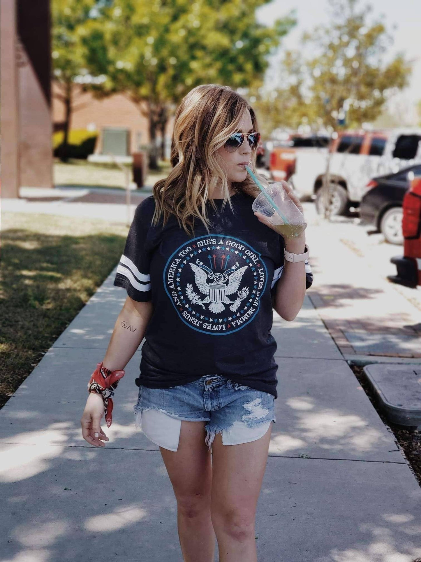 She's A Good Girl | Ringer Tee