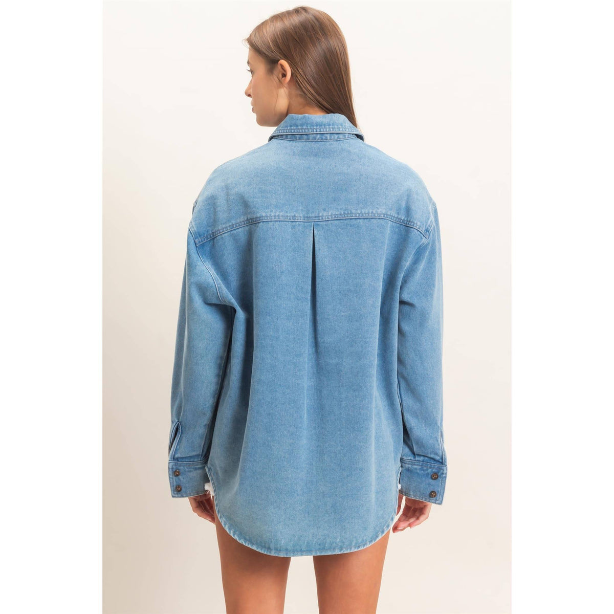 Wander Denim Button Up