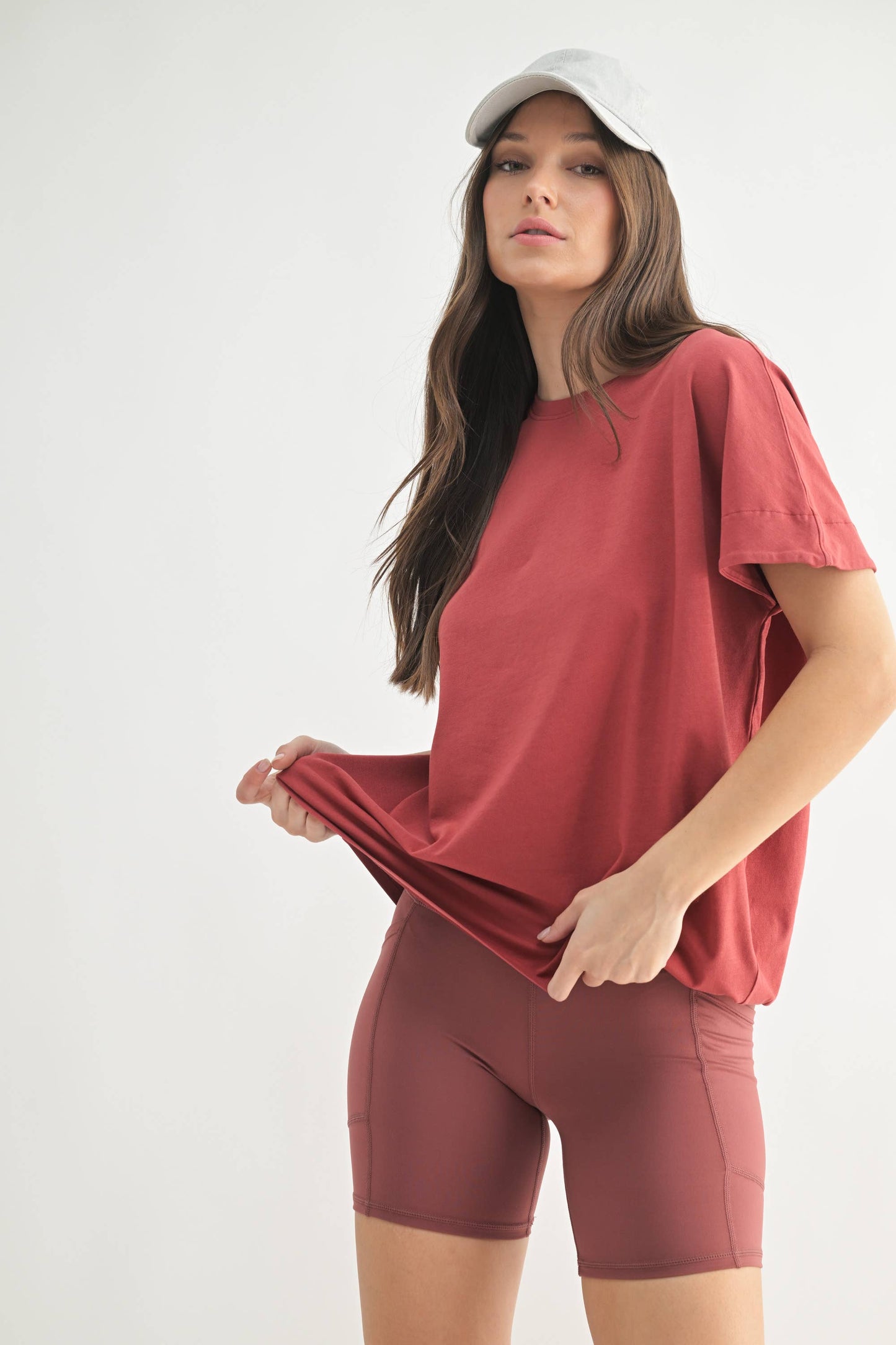 Pima Cotton Slouchy Tee