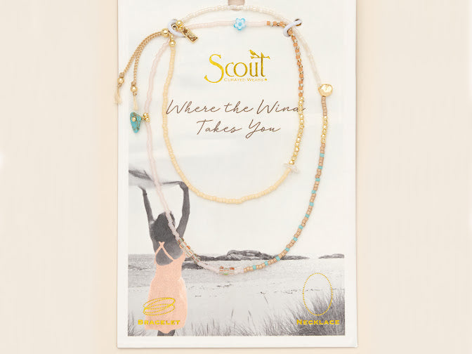 Mixed Media Wrap Bracelet/Necklace