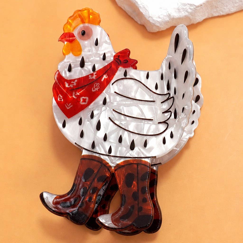 Boot Scootin' Chicken Clip