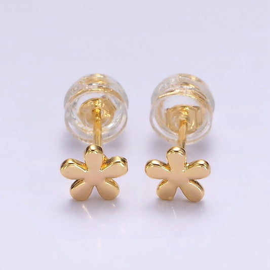 Mini Flower Stud-16K Gold Filled