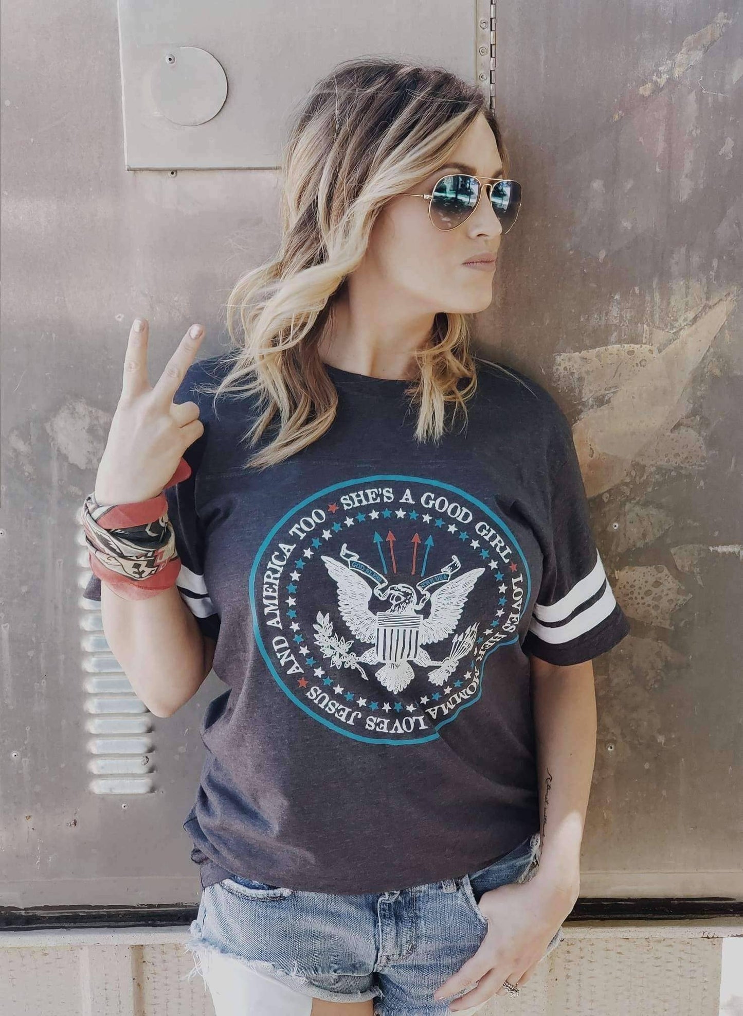 She's A Good Girl | Ringer Tee