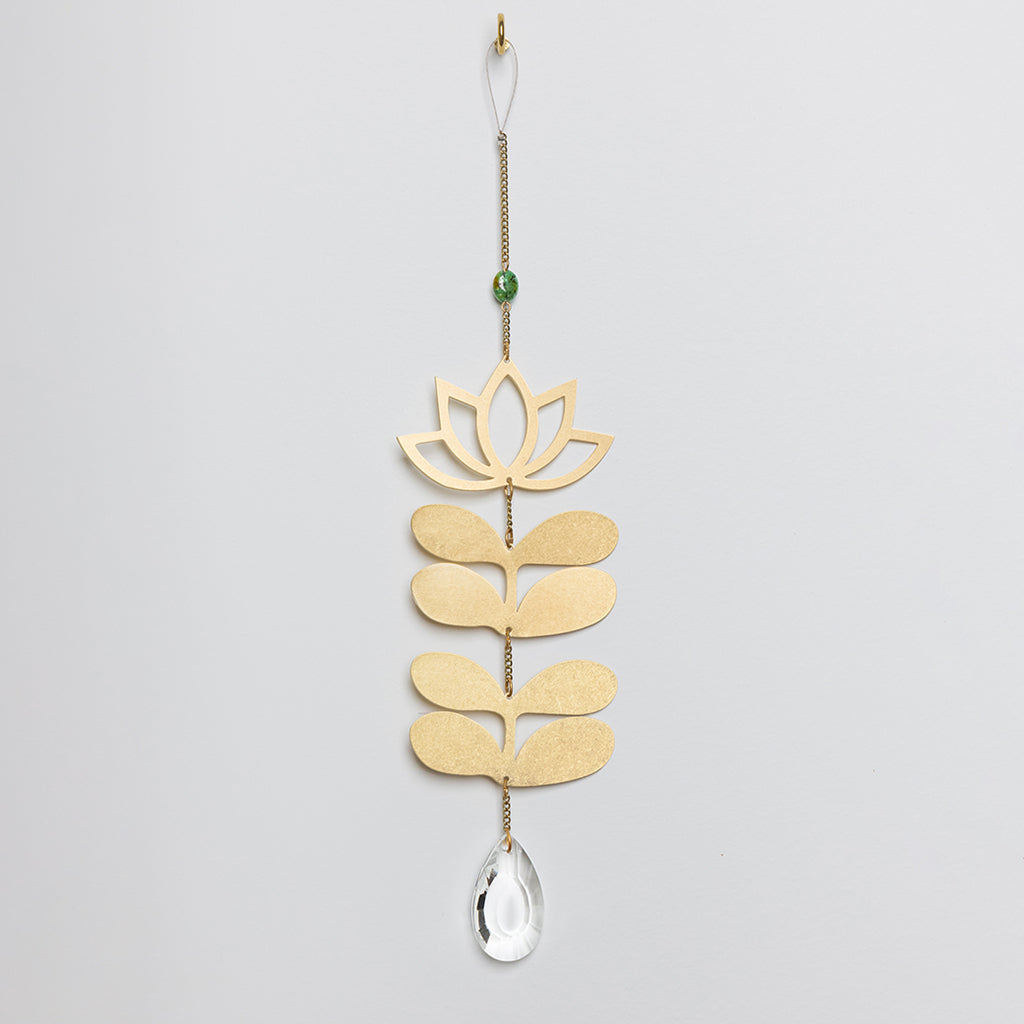 Suncatcher - Lotus/African Turquoise