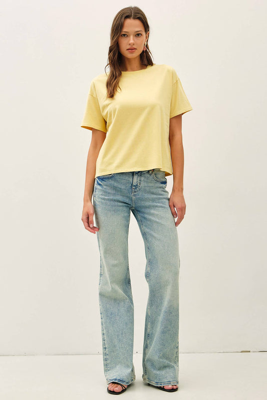 The Everyday Box Tee (Butter)