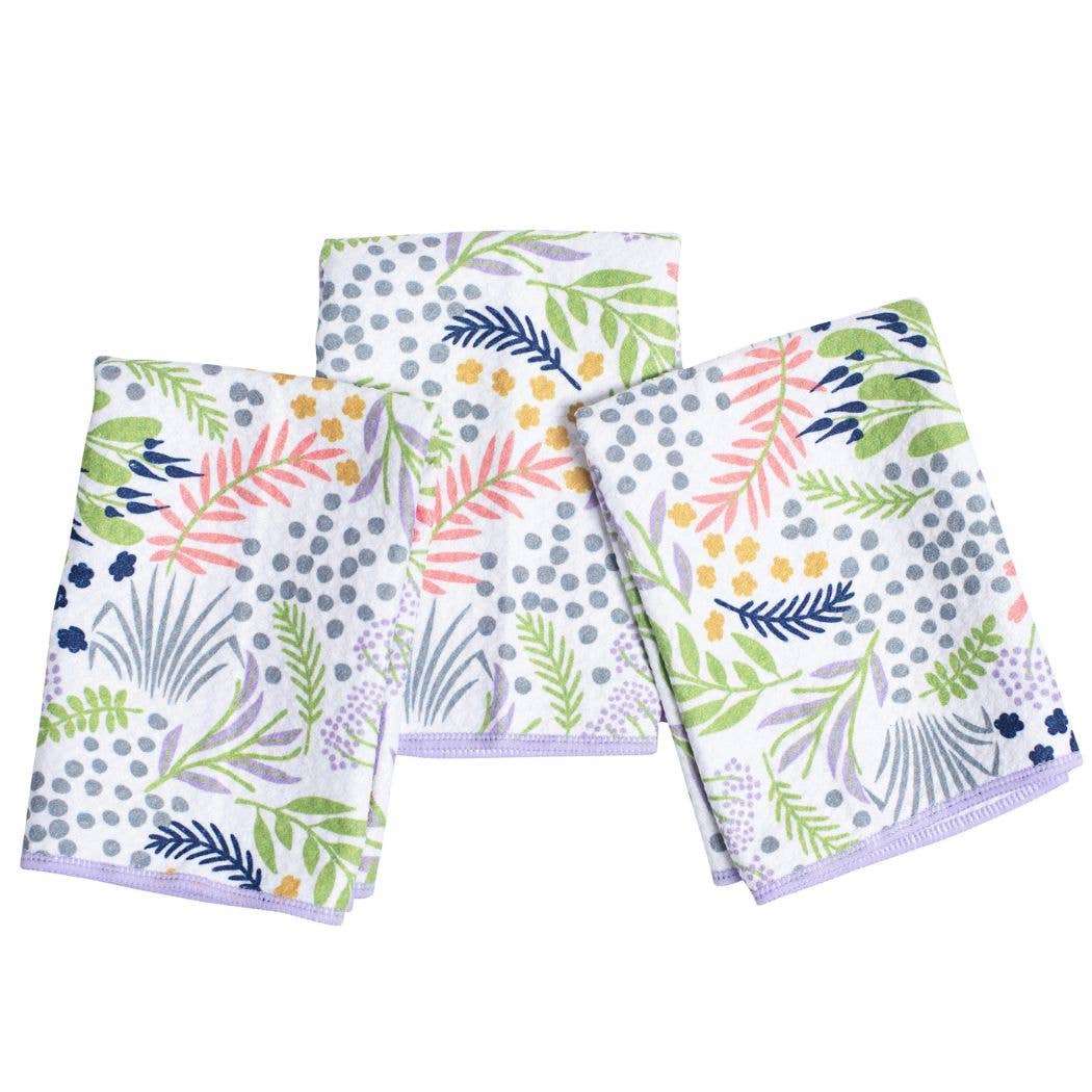 Mighty Mini Towel (Set of 3) - Inca Floral Lilac