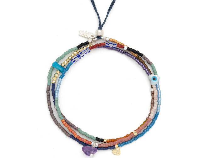 Mixed Media Wrap Bracelet/Necklace
