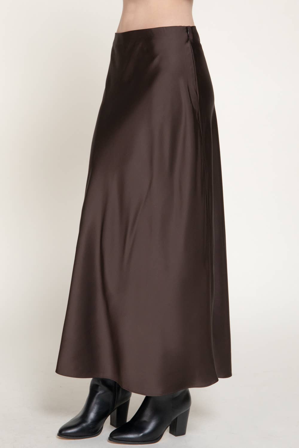 The Afterglow Satin Skirt