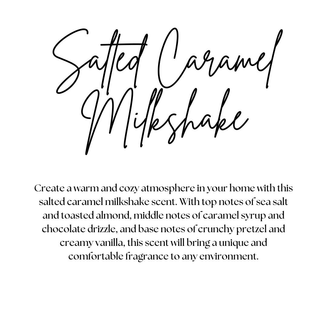 SALTED CARAMEL MILKSHAKE 8 OZ CANDLE