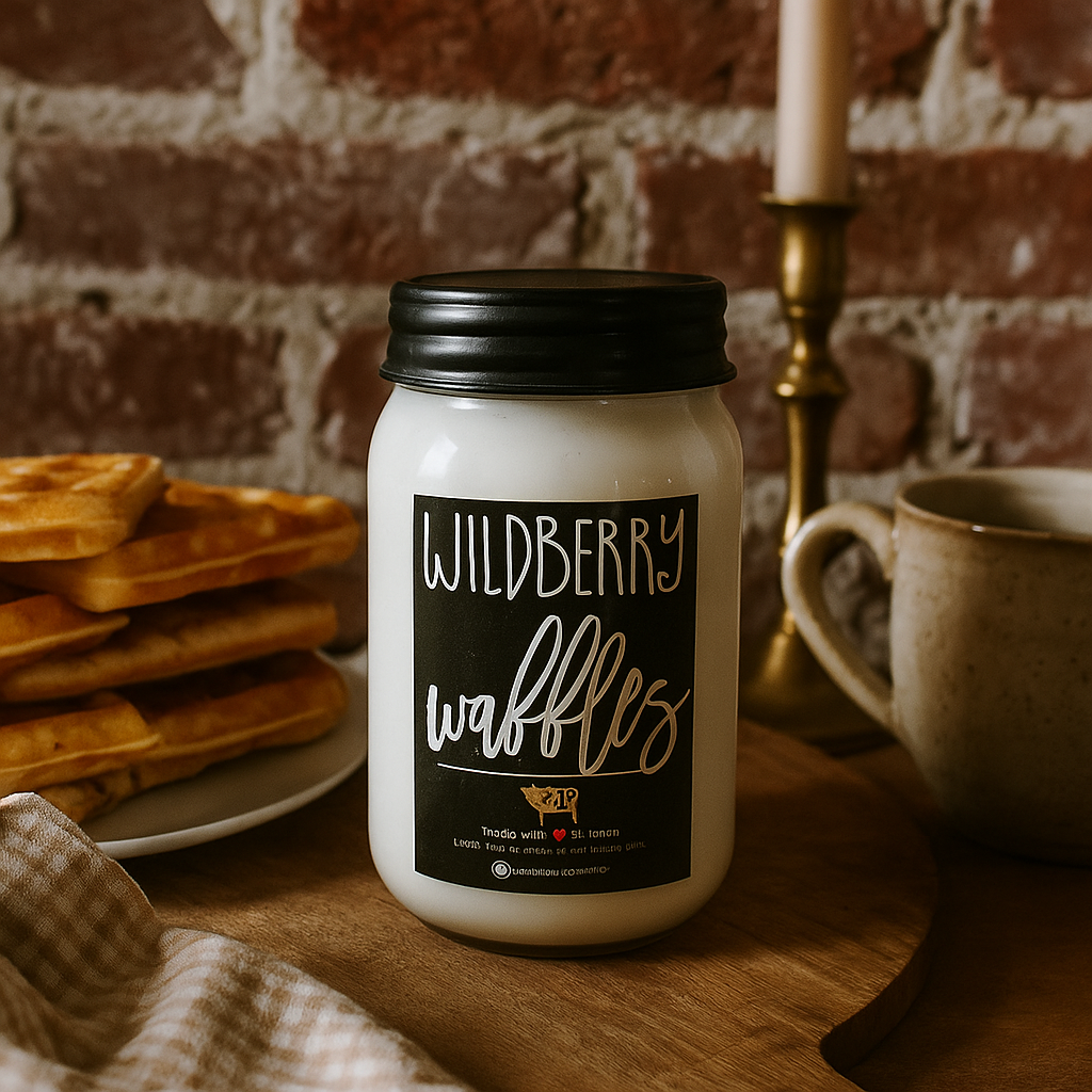 Wildberry Waffles Mason Jar Candle