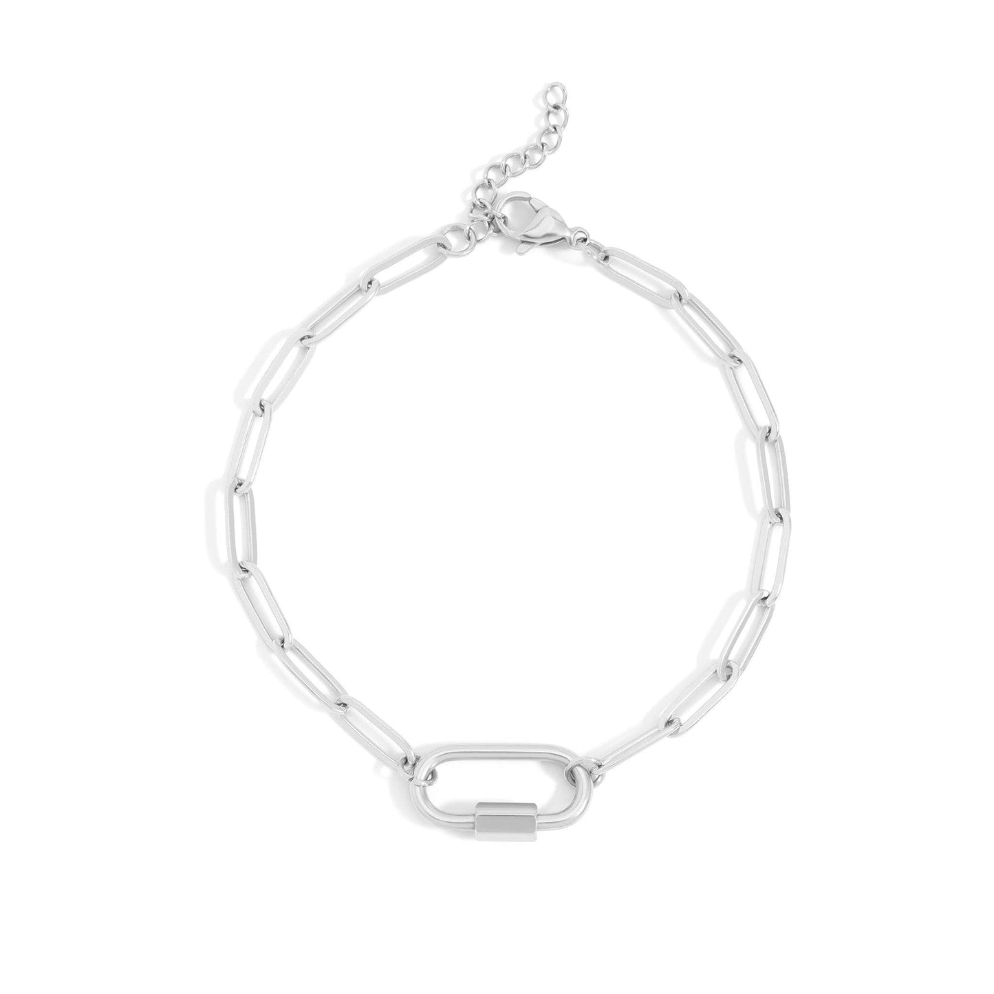 Paperclip Carabiner Bracelet