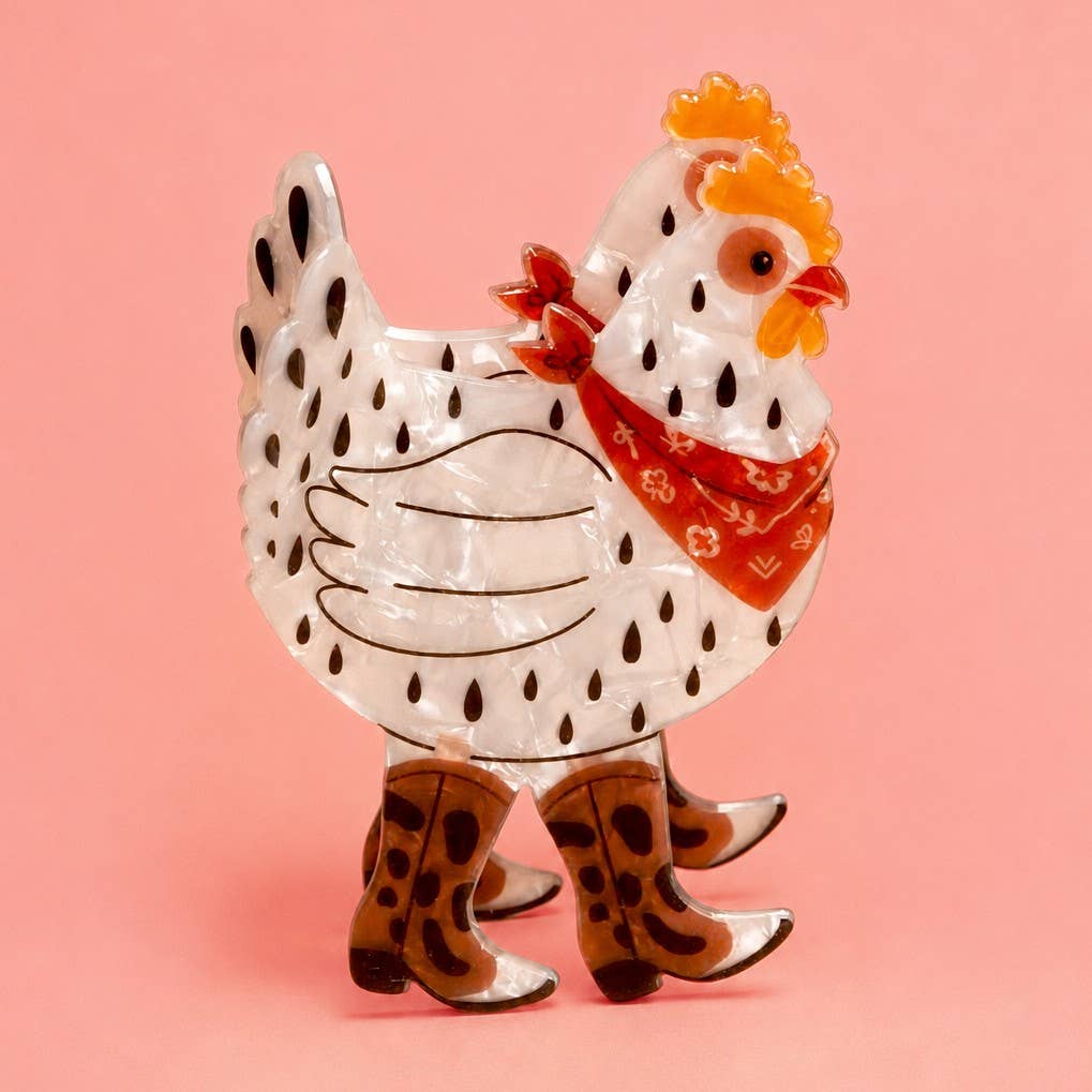 Boot Scootin' Chicken Clip
