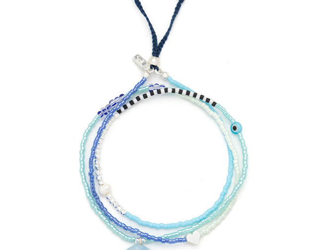 Mixed Media Wrap Bracelet/Necklace