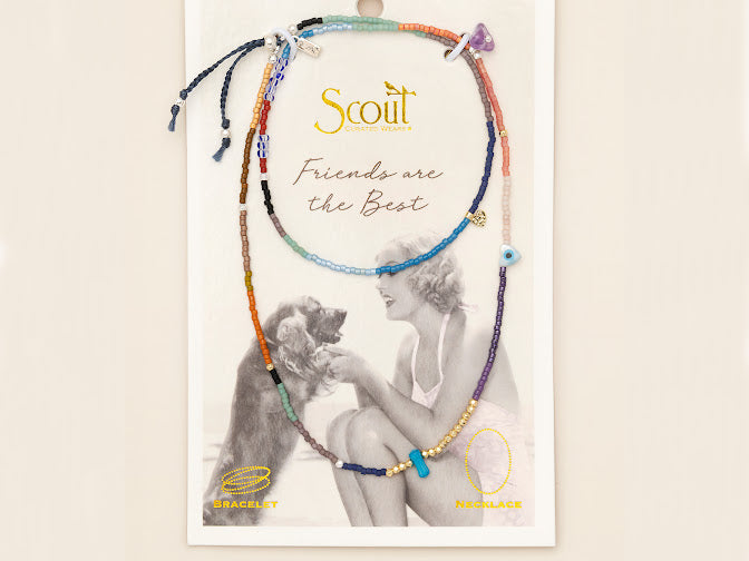 Mixed Media Wrap Bracelet/Necklace
