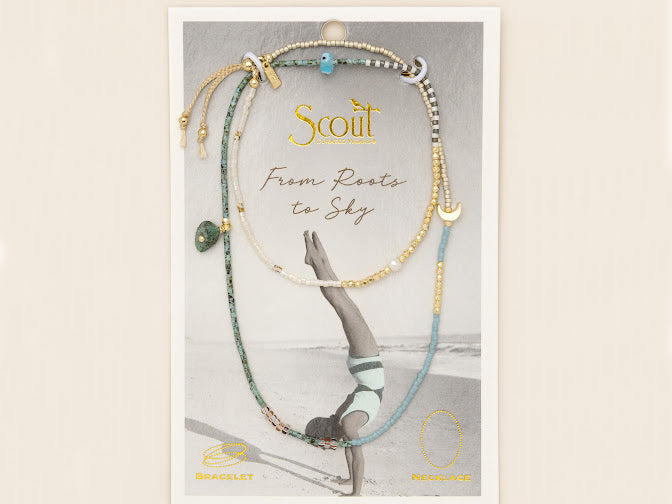 Mixed Media Wrap Bracelet/Necklace