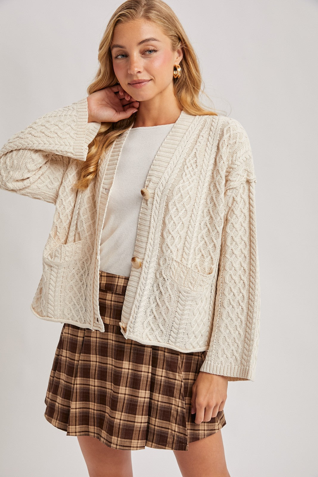 Cable Knit Cardigan