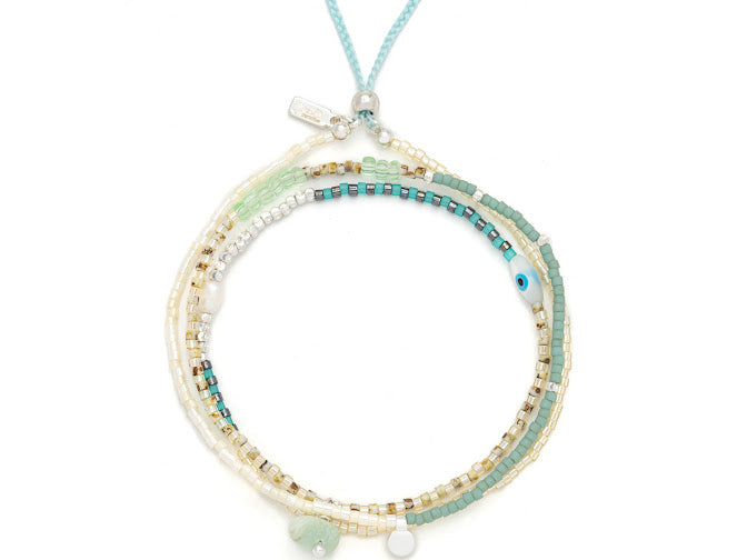 Mixed Media Wrap Bracelet/Necklace