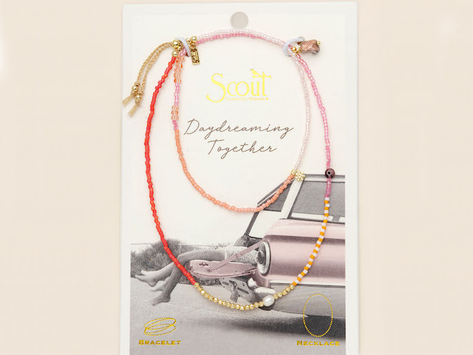 Mixed Media Wrap Bracelet/Necklace