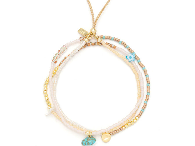 Mixed Media Wrap Bracelet/Necklace